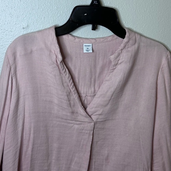 Old navy Women Pink Long sleeve‎ Blouse top size XS - Picture 4 of 8